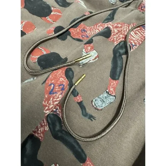 Jordan Artist Series by Parker Duncan Brown 3XL Joggers Basketball Urban Street - Picture 4 of 7